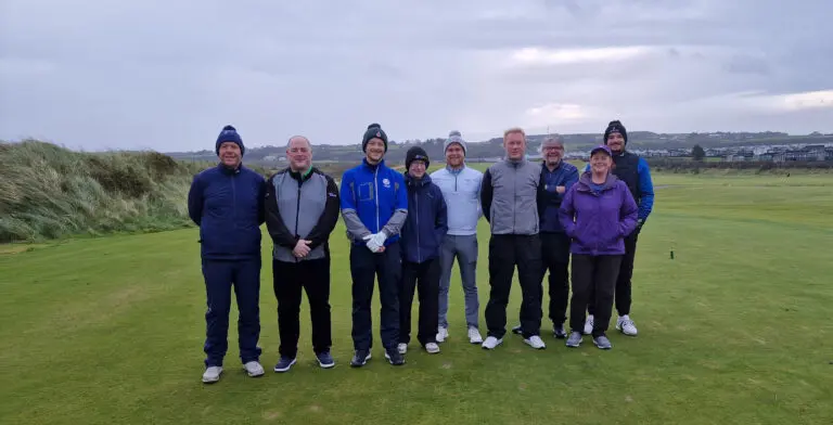 British golf journalists tee off in Northern Ireland