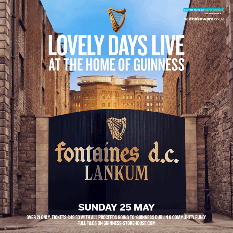 GUINNESS ANNOUNCES NEW ACTS FOR LOVELY DAYS  LIVE AT THE HOME OF GUINNESS
