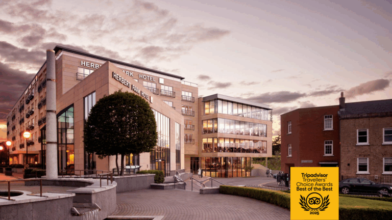 Herbert Park Hotel & Park Residence Named #2 Hotel in Ireland in Tripadvisor’s 2025 Best of the Best Awards