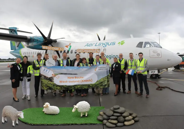 Tourism Ireland welcomes inaugural BBI Travel charter flight from the Netherlands to Ireland West Airport Knock