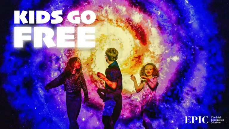 Kids Go Free Offer at the On the Move Exhibition at Epic Museum