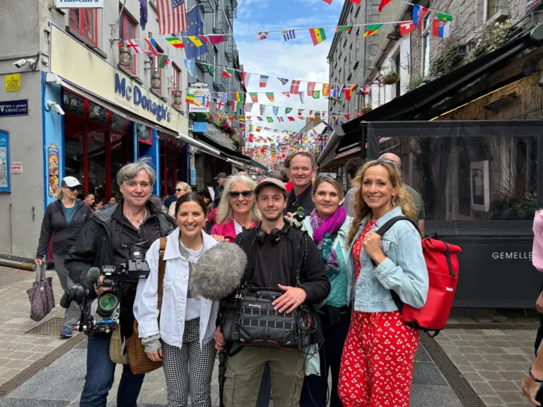 German TV show films in Ireland