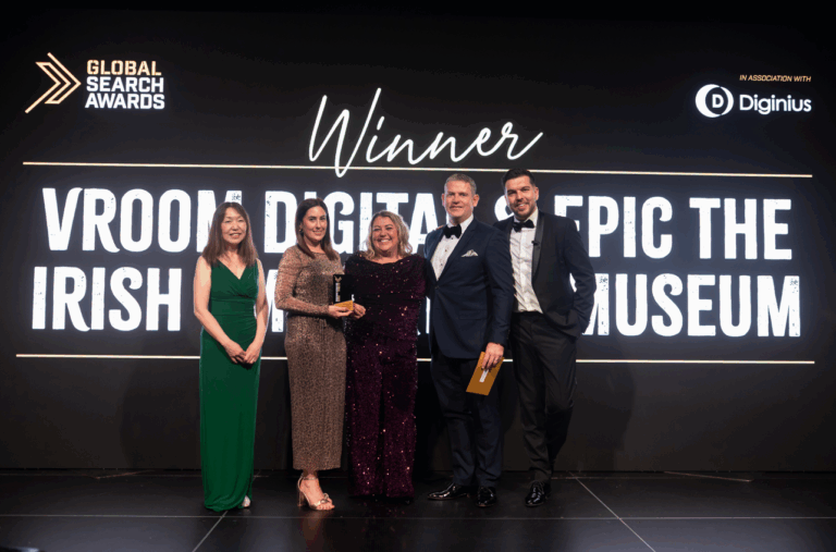Irish Digital Marketing Agency Celebrates a Standout Year with Global Search Award Win