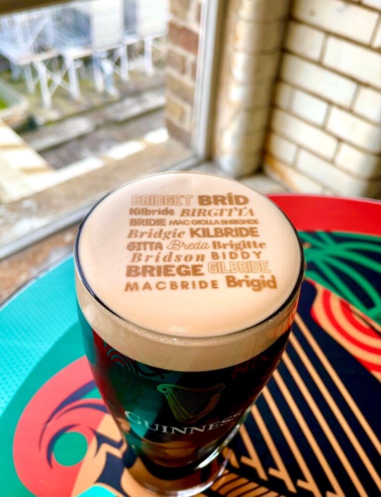 Free entry for Brigids, Bríds, McBrides and more at the Guinness Storehouse this Bank Holiday Weekend