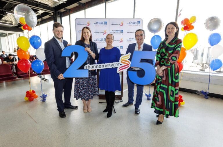 Shannon Airport and United Airlines marks 25th anniversary of New York/Newark Service 