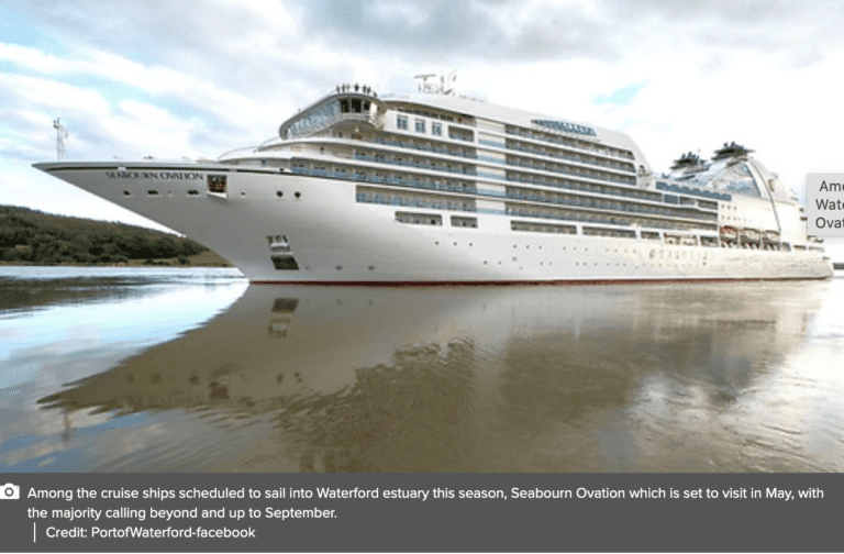 Schedule of Cruise Calls for Port of Waterford Announced for this Season