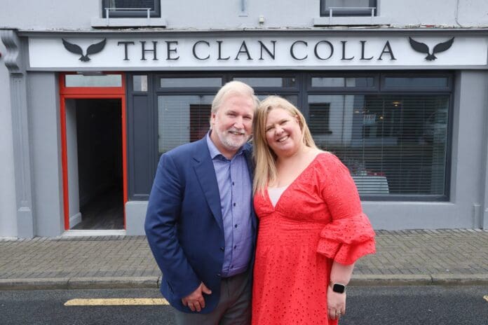 Clan Colla Restaurant Owners Gareth & Michelle McAllister Exterior
