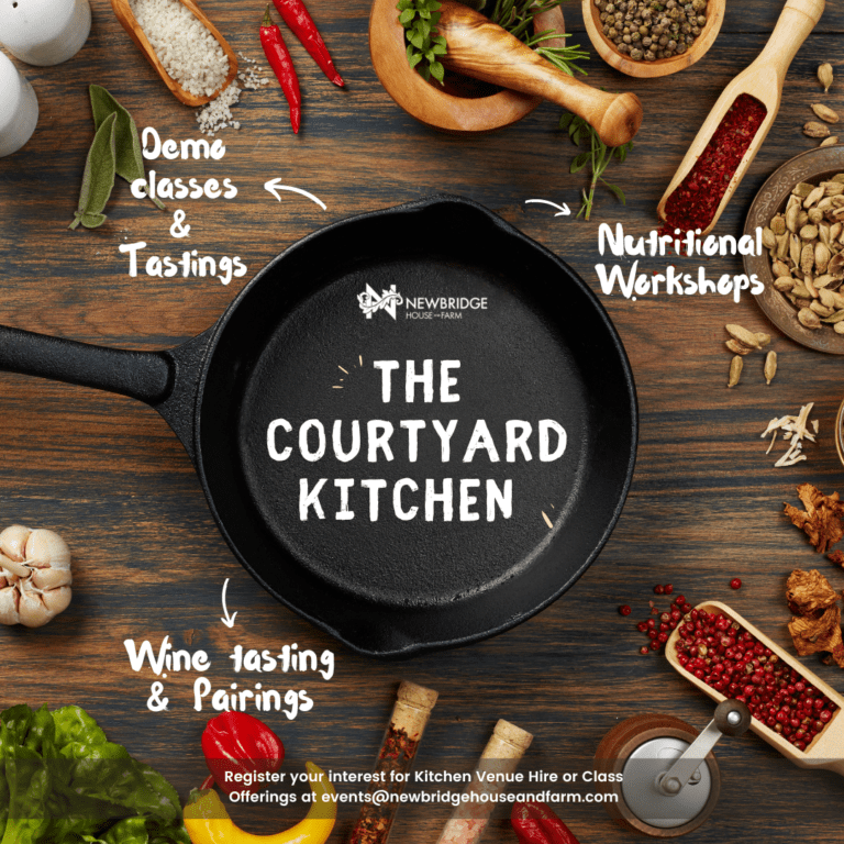 Newbridge House & Farm, exciting new Demo Kitchen adventures, introducing The Courtyard Kitchen