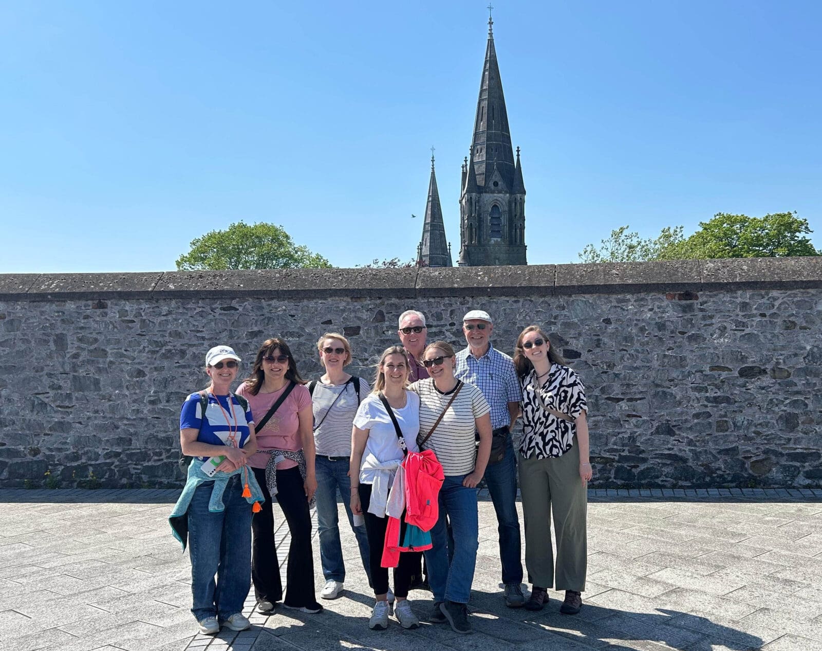 PIC 1 SHOWS: German journalists with Grace Boylan, Tourism Ireland (right), at Elizabeth Fort. ~ 2.5 million Germans read all about Cork’s superb culinary o ...
