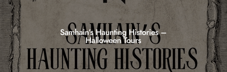 Samhain’s Haunting Histories – Halloween Tours at Newbridge House & Farm