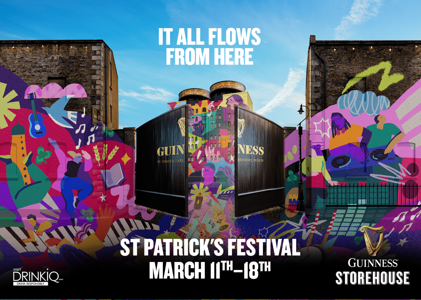 This St. Patrick’s Day, the Guinness Storehouse and Guinness Open Gate Brewery are bursting with colour and entertainment over eight-days of festivities fil ...